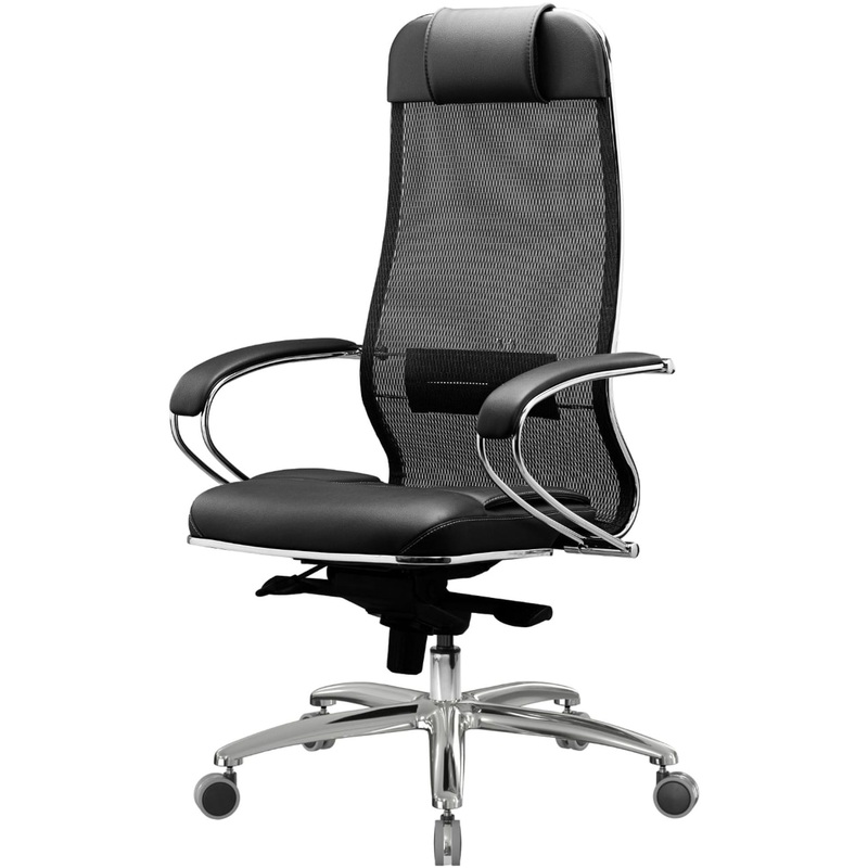 Изображение товара Уцененное кресло для руководителя Метта Samurai SL-1.04, черное, качание