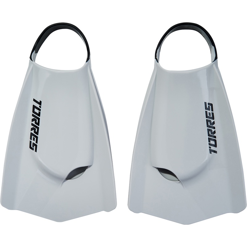 Изображение товара Ласты Torres F03 для бассейна размер 44-45 серые и чёрные