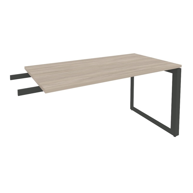 Изображение товара Брифинг-приставка к столам Onix-O O.MO-BR-13 (дуб аттик/антрацит, 1380х720х750 мм)