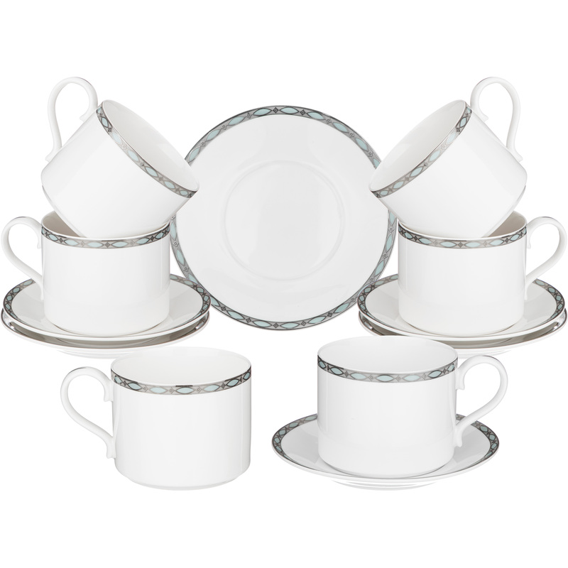 Изображение товара Набор чайный Lefard Glamour на 6 персон фарфор (12 предметов)