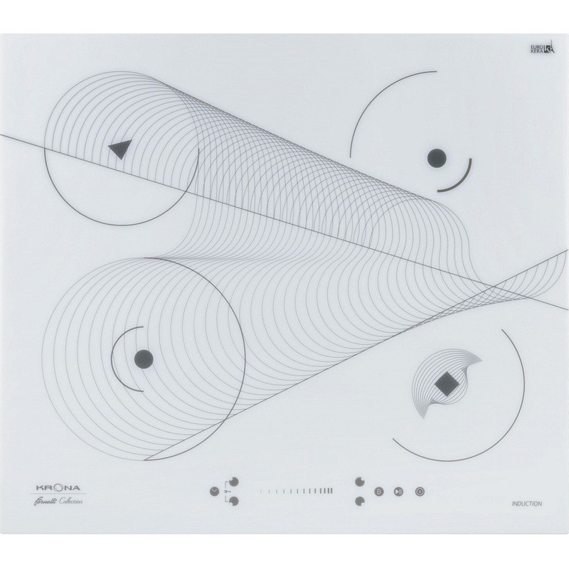 Изображение товара Уценка. Варочная панель электрическая Krona Meridiana 60 WH. уц_тех