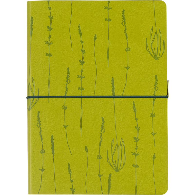 Изображение товара Блокнот Attache Дикие травы А5 128 листов мягкая обложка зеленый
