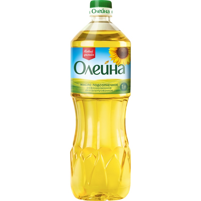 Изображение товара Масло Олейна подсолнечное рафинированное 1 л