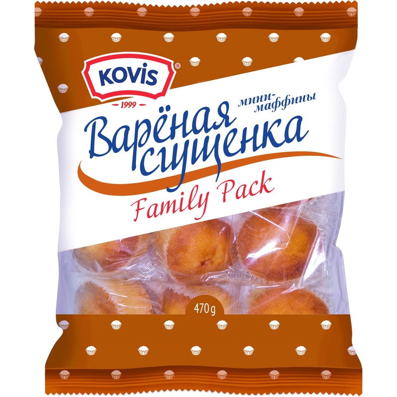 Изображение товара Мини-маффины Kovis с варёной сгущёнкой — сладкое быстрое угощение Изображение товара Мини-маффины Kovis с варёной сгущёнкой — сладкое быстрое угощение