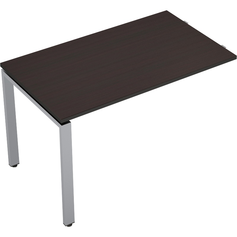 Изображение товара Брифинг-приставка Avance 6МПр.602 венге/алюминий матовый 1200х700х750 мм