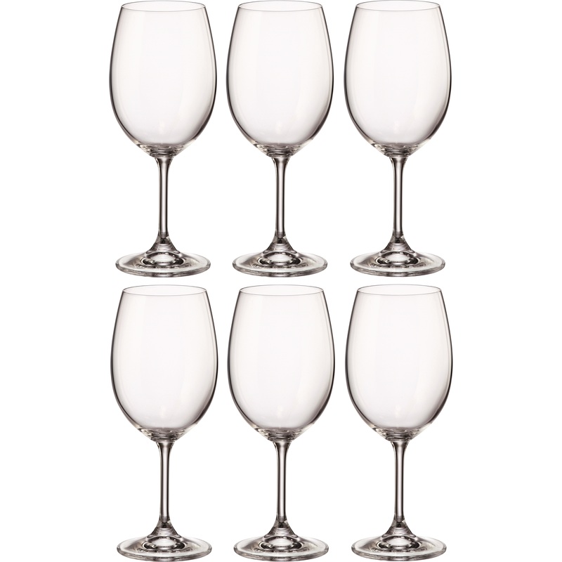 Изображение товара Набор бокалов для красного вина Crystal Bohemia Sylvia 450 мл (6 штук)