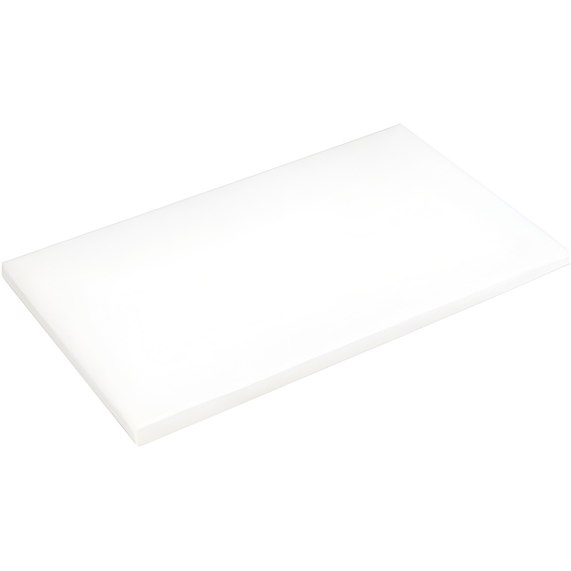 Изображение товара Доска разделочная Maco пластик 40x30x1.2 см белая для кухни и общественного питания