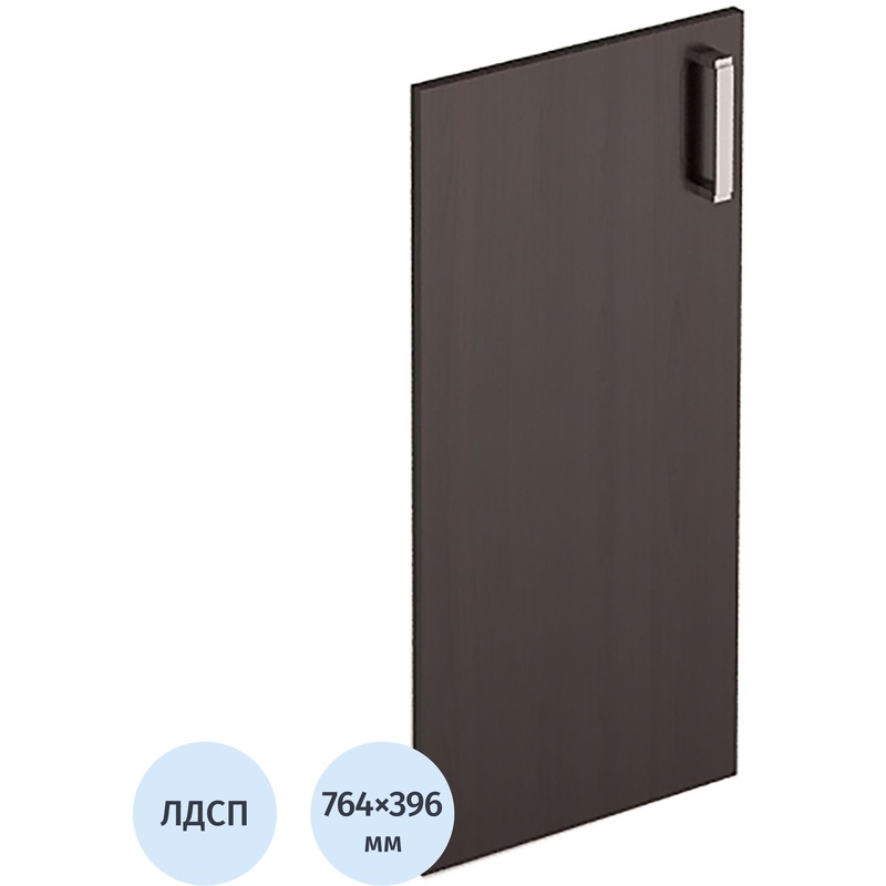 Изображение товара Дверь низкая Avance 6ФЗ.007 из ЛДСП венге с замком