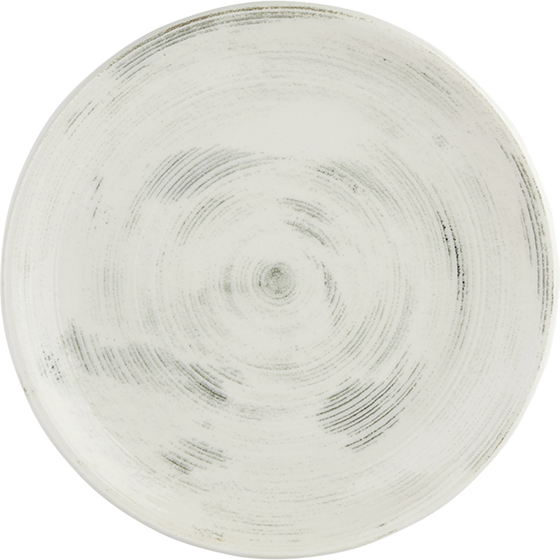 Изображение товара Порционная тарелка фарфор 17 см Falme Grey для десертов и выпечки 6 штук