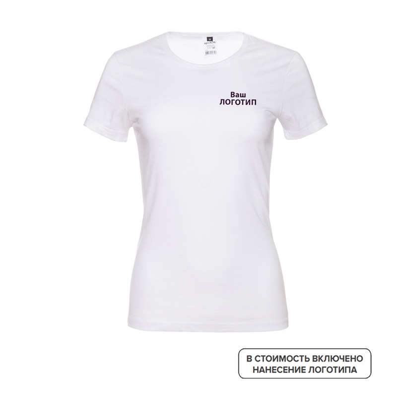 Изображение товара Женская футболка 02W с индивидуальной цветной печатью