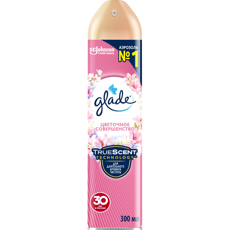 Изображение товара Освежитель воздуха Glade Цветочное совершенство 300 мл