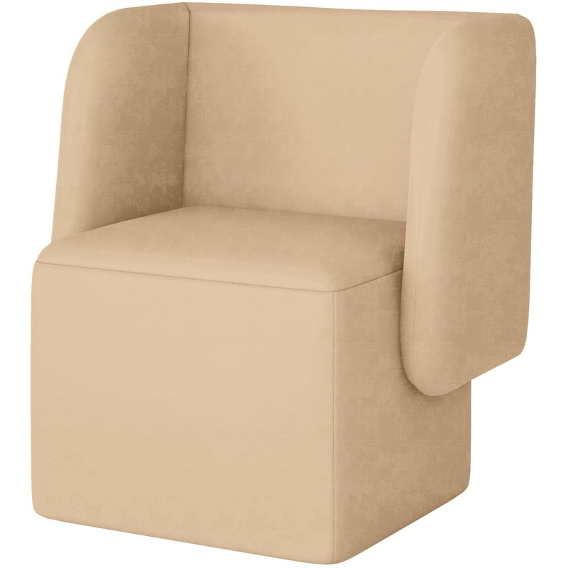 Изображение товара Кресло Стримлайн Д5-01 бежевое с тканевой обивкой