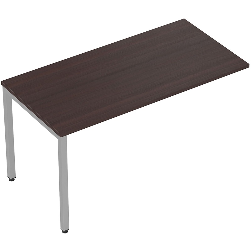 Изображение товара Приставка-брифинг для стола Avance 6МБП.009 венге алюминий матовый 1400х700х750 мм