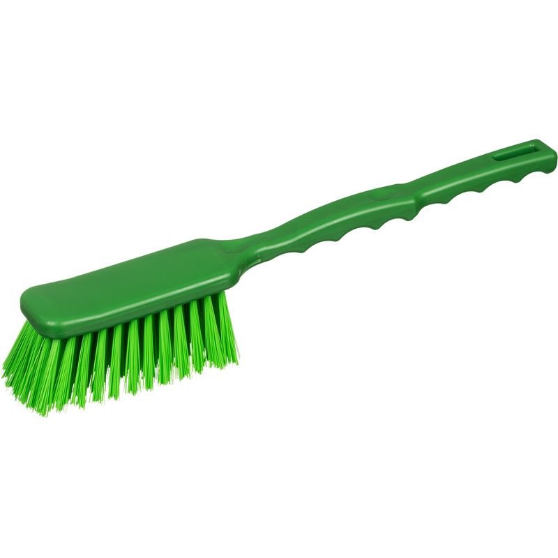 Изображение товара Щётка FBK жёсткая 410x55 мм зелёная с длинной ручкой для профессиональной уборки