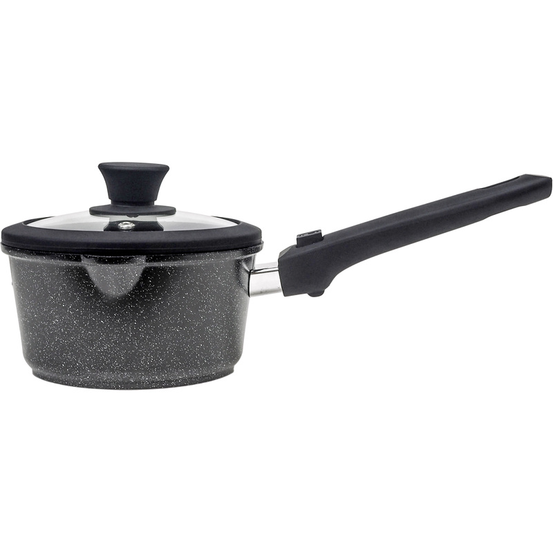 Изображение товара Ковш Panairo Forrena Pro Max литой алюминий 1.4 л с крышкой для плиты и духовки