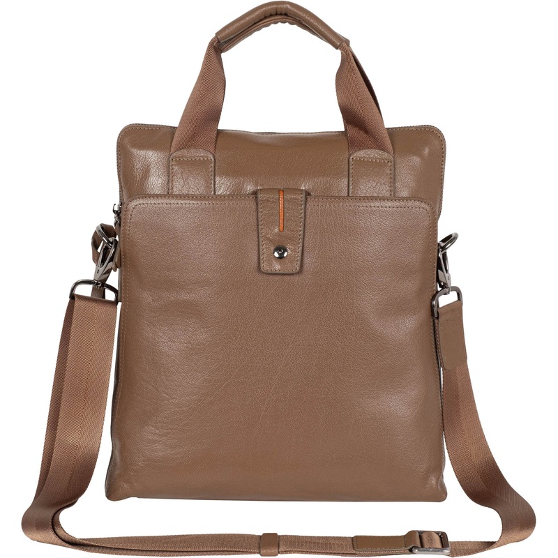 Изображение товара Мужская повседневная сумка Polar натуральная кожа коричневая 8816-2