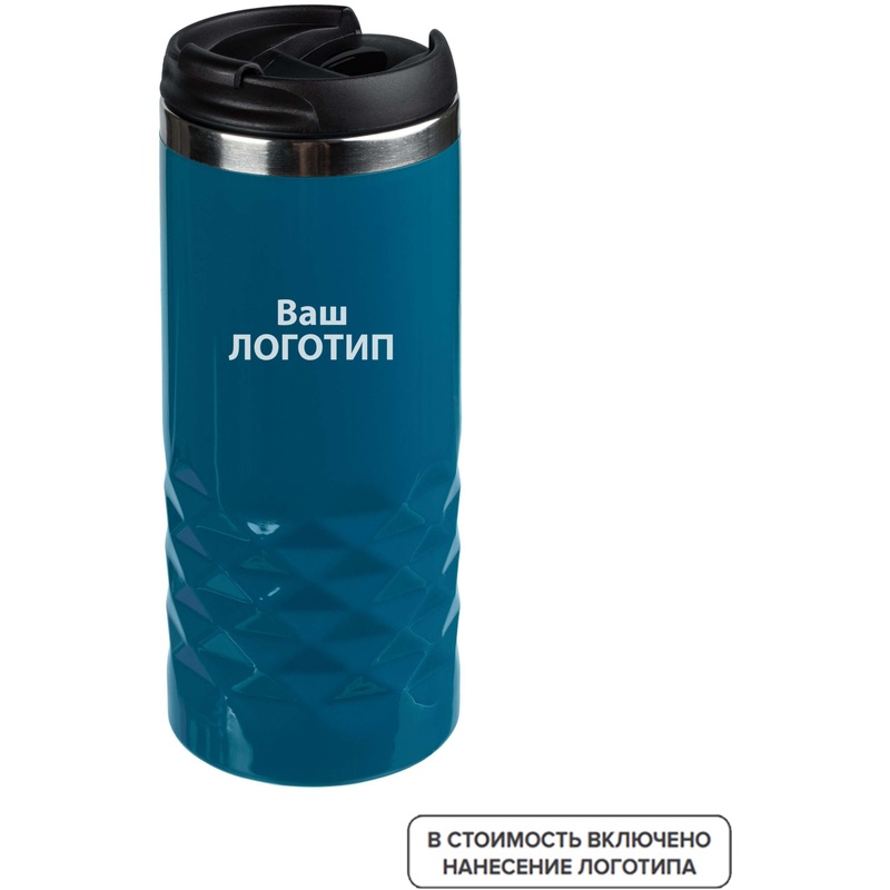 Изображение товара Термокружка Molti Prism 350 мл с индивидуальной печатью и герметичной крышкой