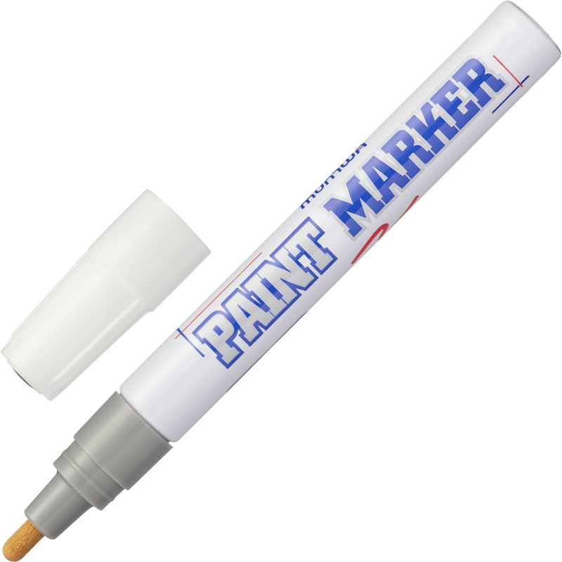 Изображение товара Маркер промышленный лаковый MunHwa PM-06 серебристый 2-4 мм