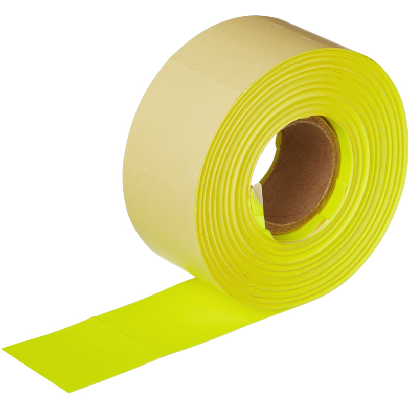 Изображение товара Этикет-лента прямоугольная желтая 29х28 мм для этикет-пистолета OPEN T117