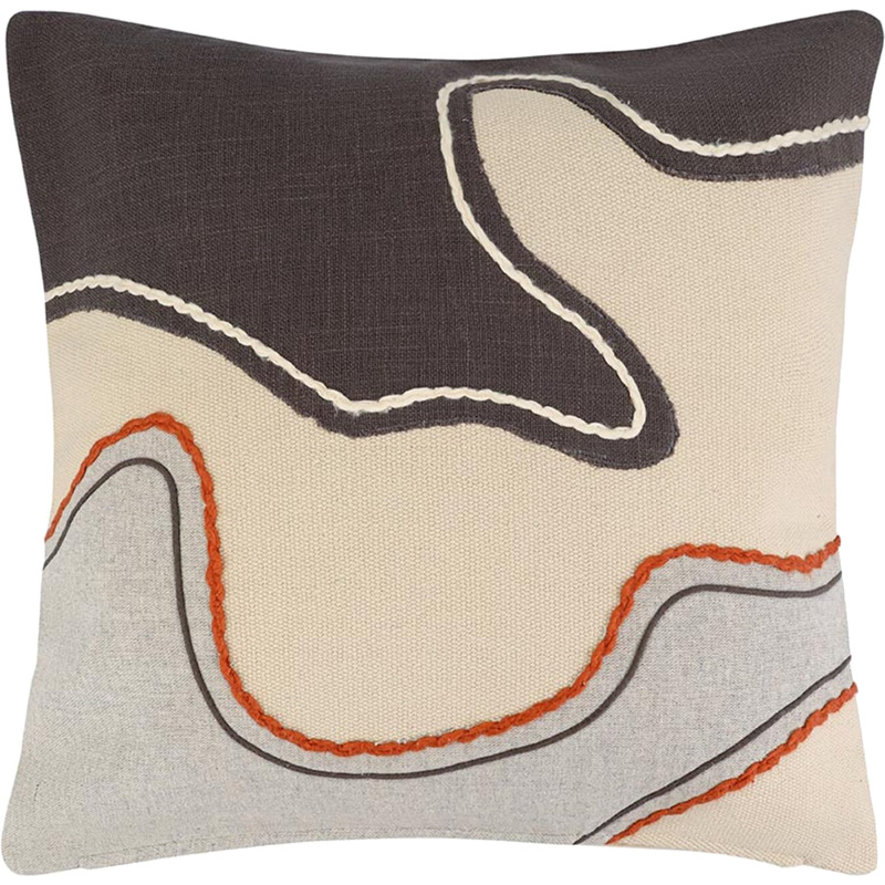 Изображение товара Наволочка Tkano Flowing stone 45x45 см хлопок 460 г/кв.м разноцветная