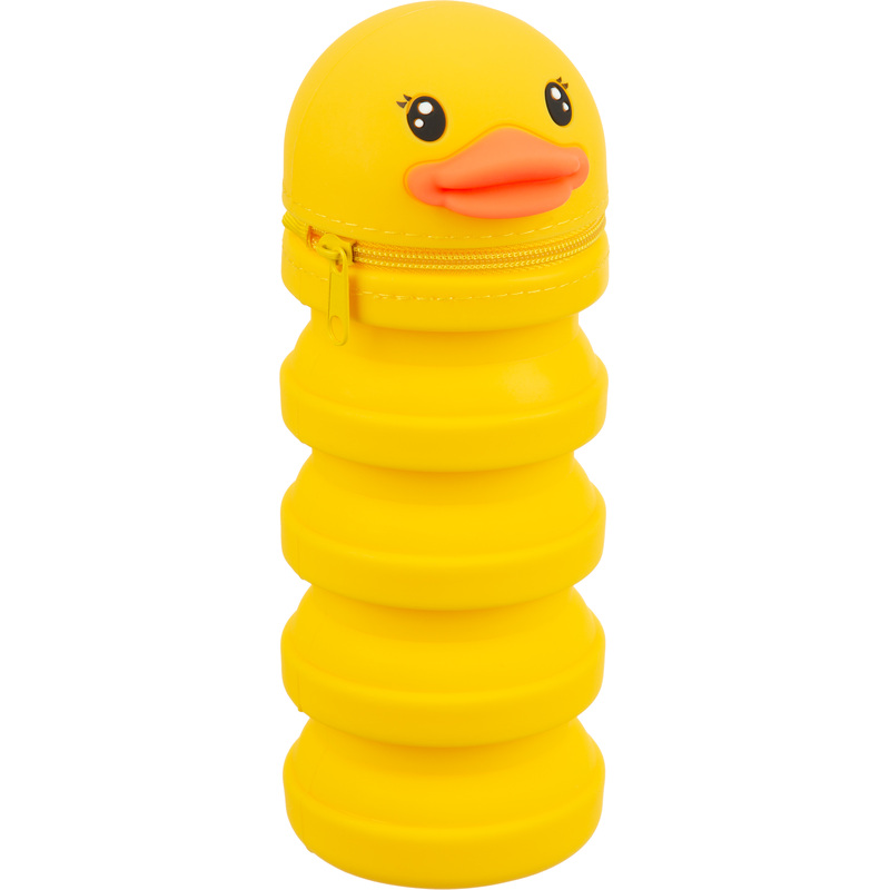 Изображение товара Пенал-тубус односекционный Комус Класс утенок жёлтый