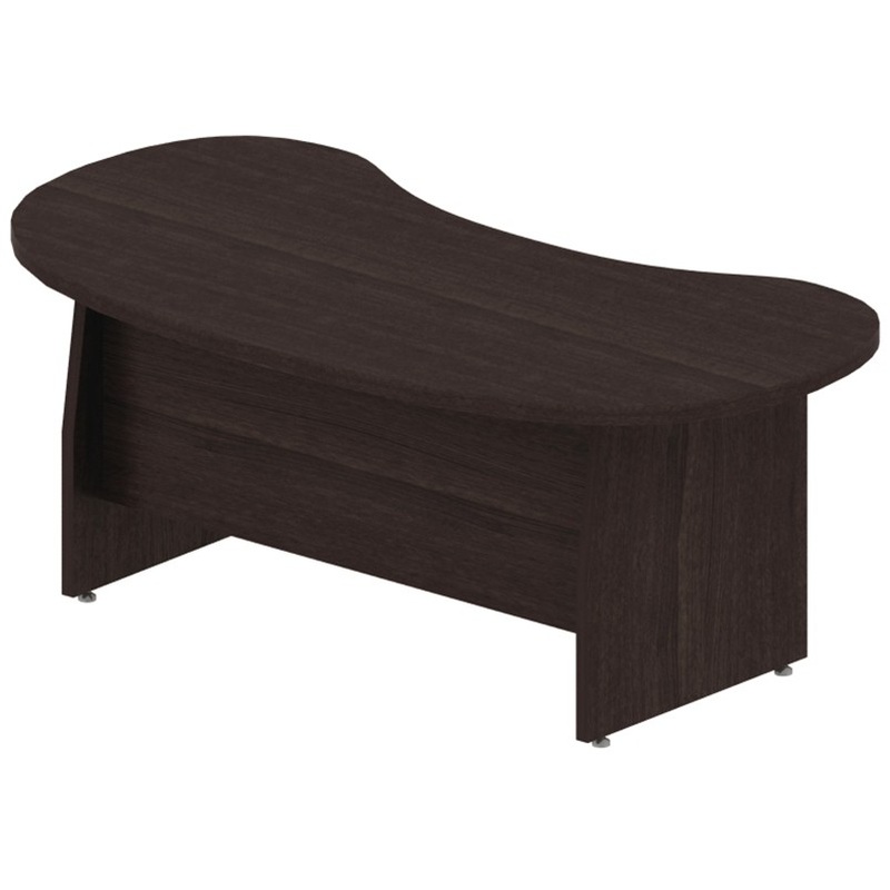 Изображение товара Стол руководителя эргономичный Статус С-1.3 венге/каштан