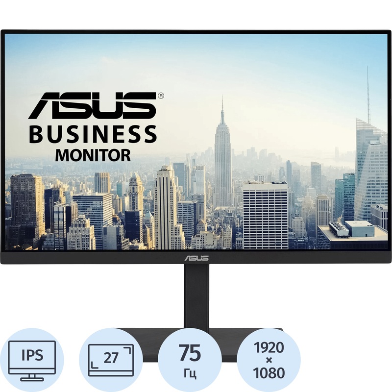 Изображение товара Монитор 27" Asus VA27ECPSN чёрный (90LM055J-B02170)