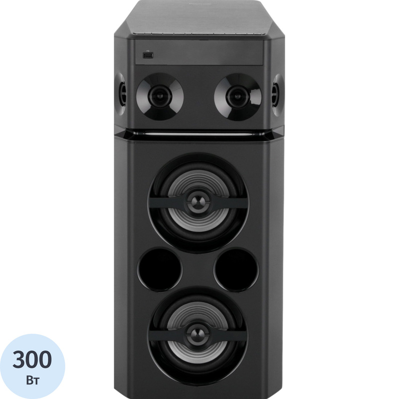 Изображение товара Акустическая система Panasonic SC-UA30GS-K с подсветкой и Bluetooth