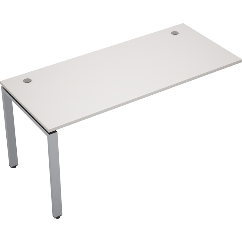 Изображение товара Элемент Avance 6МБК.6178 офисный модуль белый алюминий матовый 1200х700х750 мм