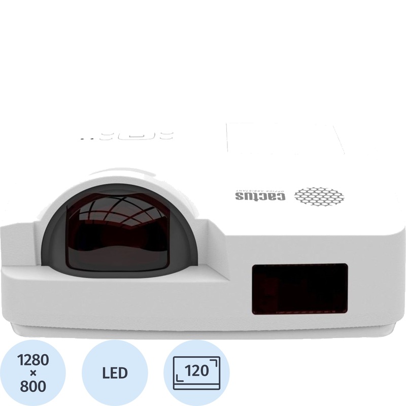 Изображение товара Проектор Cactus CS-V3WT для домашнего кинотеатра с 3LCD HDR Bluetooth Wi-Fi