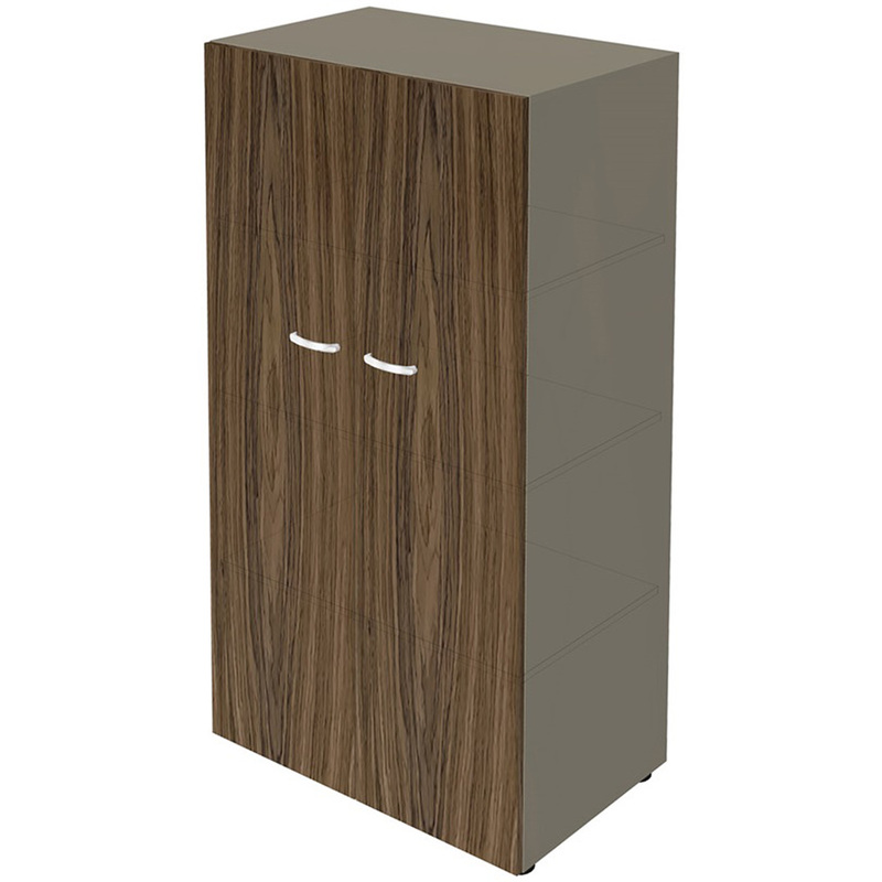 Изображение товара Шкаф для документов New.Tone Nt-42 орех Ондо 880х460х1645 мм