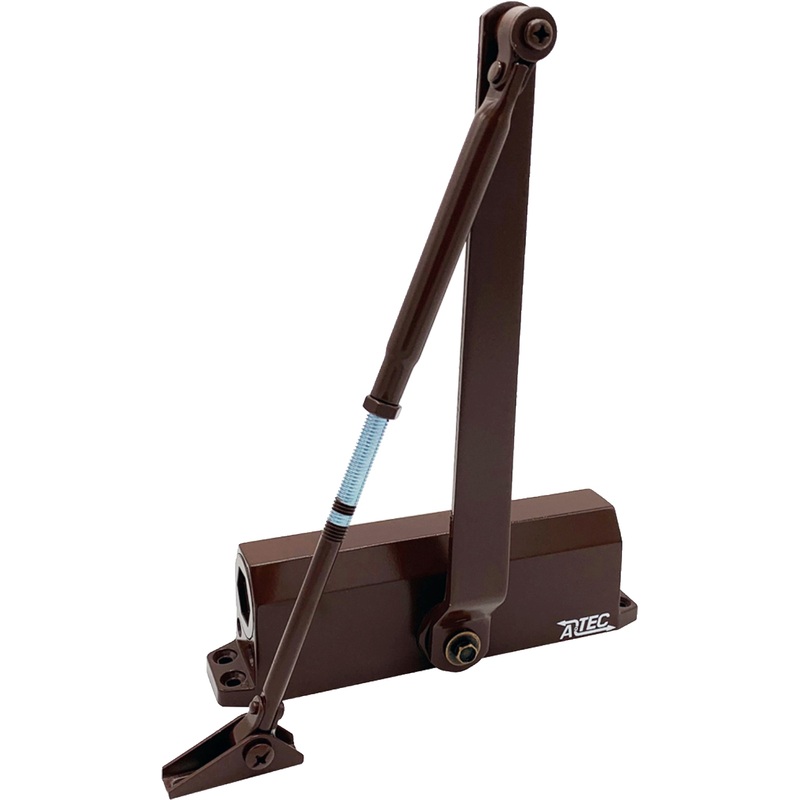 Изображение товара Доводчик дверной ATEC D162E-Br до 75 кг коричневый (AT-07468)