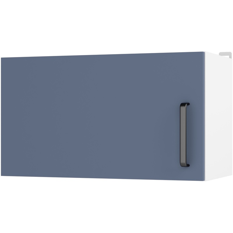 Изображение товара Шкаф кухонный Комфорт 2 911676 (дымчато-голубой/белый, 600х289х338 мм)