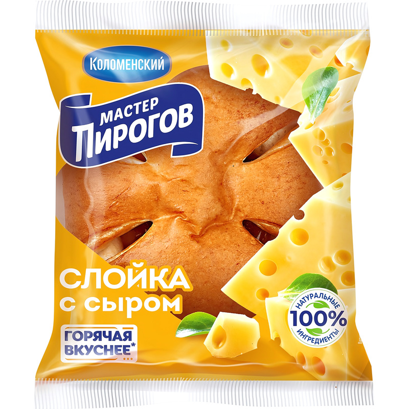 Изображение товара Слойка Коломенский Мастер с сыром 70 г