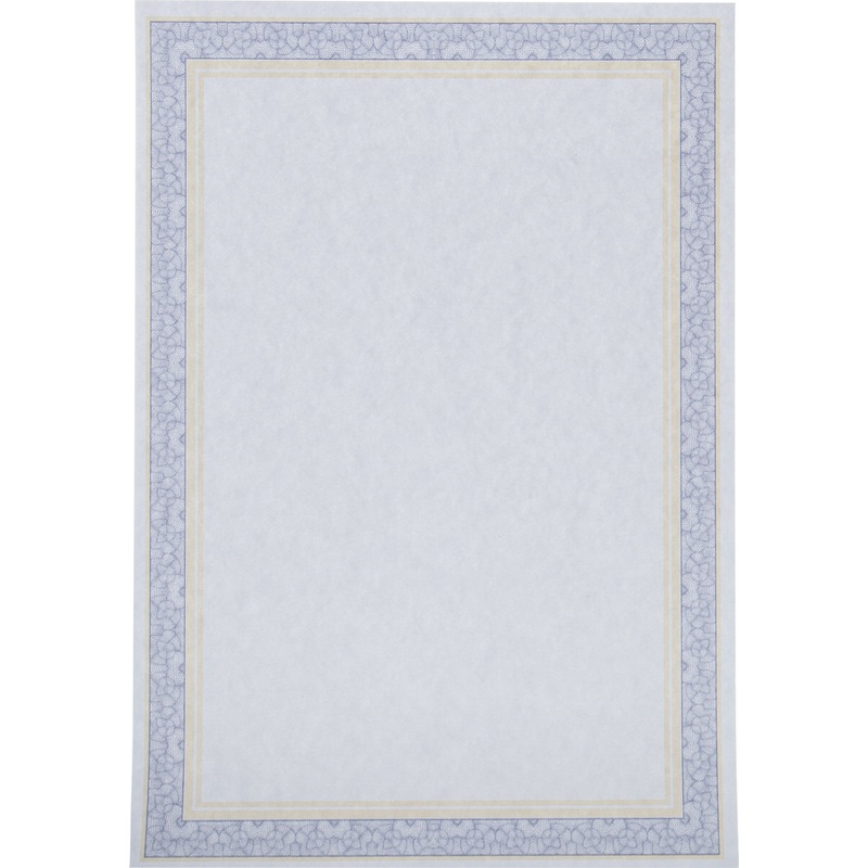 Изображение товара Сертификат-бумага А4 Attache сине-оранжевая 120 г/кв.м 50 листов