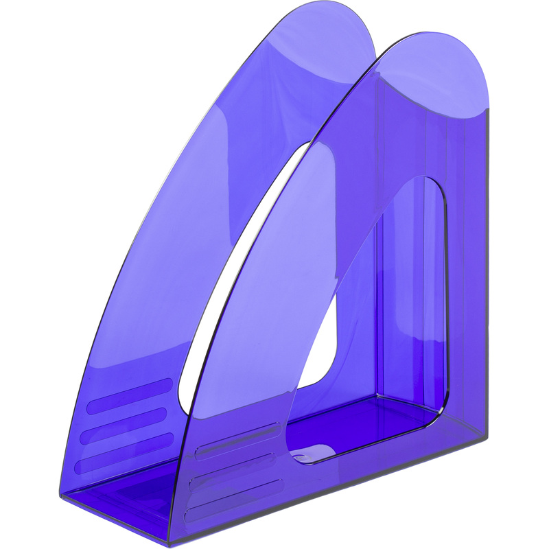 Изображение товара Вертикальный пластиковый лоток Attache с одним отделением для документов А4 синий