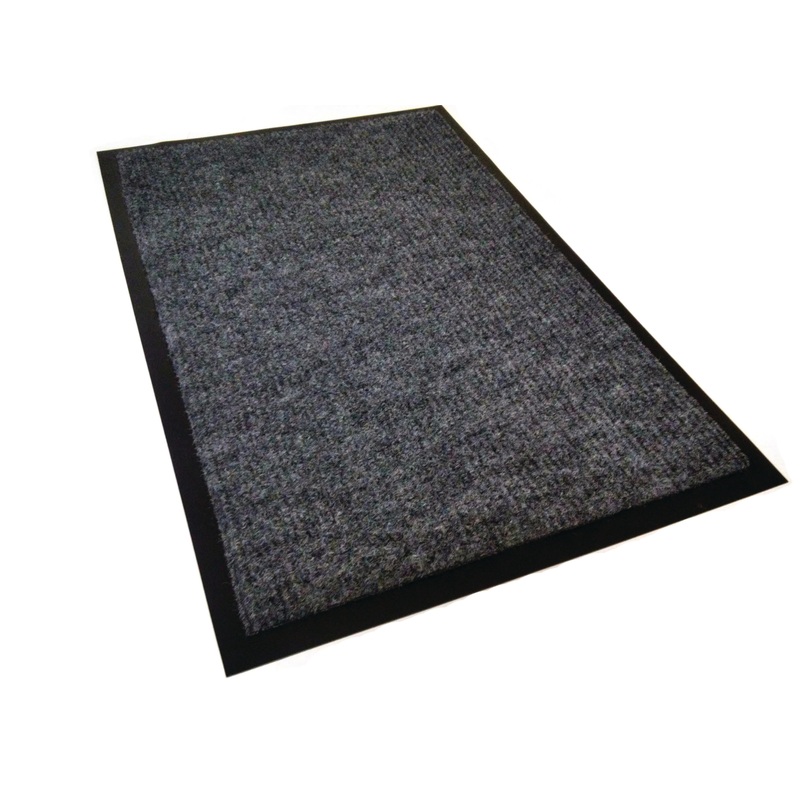 Изображение товара Коврик входной (придверный) Комфорт ворсовый влаго-грязезащитный 120x180 см серый
