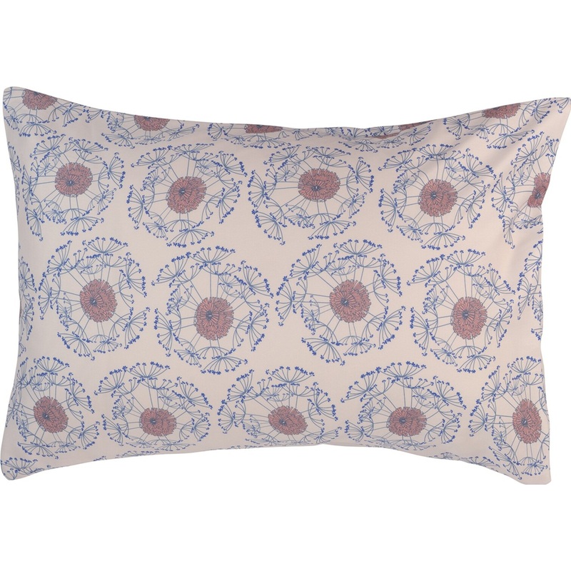 Изображение товара Наволочка Tkano Prairie Воздушный цветок 50х70 см сатин 130 г/кв.м. бежевая (2 штуки в упаковке)