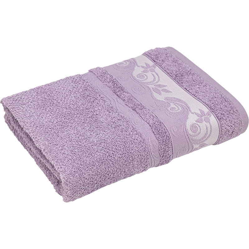 Изображение товара Полотенце махровое Клэр 70x130 см 420 г/кв.м сиреневое