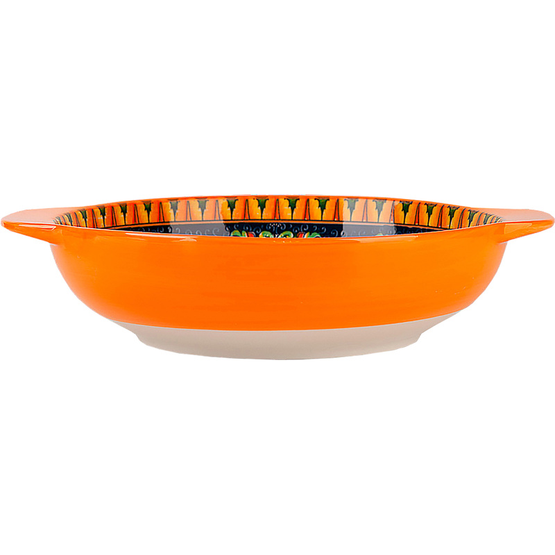 Изображение товара Салатник фарфоровый Nouvelle Home Arabesque 24.5х20.5 см 1200 мл разноцветный