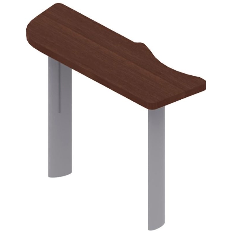 Изображение товара Стол-приставка Форум левый орех 1570x540x750 мм офисная мебель