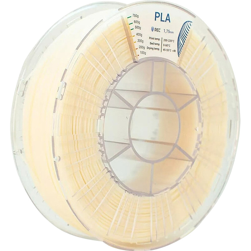 Изображение товара Пластик PLA для 3D-принтера Rec бежевый матовый 1.75 мм 0.75 кг