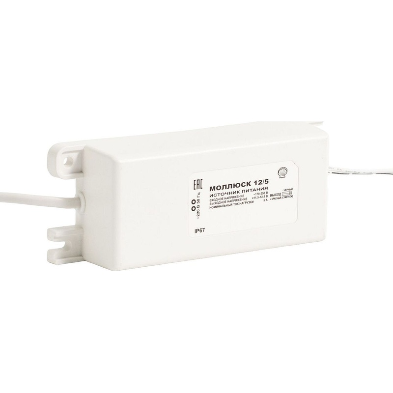 Изображение товара Блок стабилизированного питания Бастион Моллюск-12/5 для систем видеонаблюдения