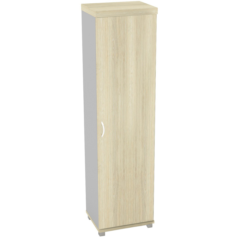 Изображение товара Шкаф для одежды Комус Мебель Easy Director серо-дуб шамони светлый 554х445х2105 мм