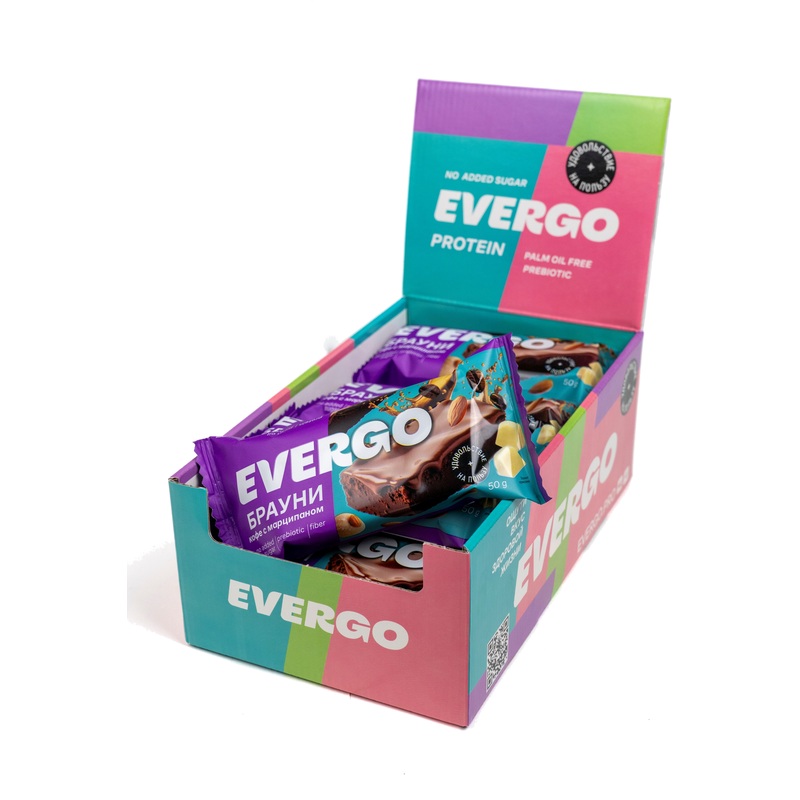 Изображение товара Пирожное Брауни Evergo с кофе и марципаном 600 г Изображение товара Пирожное Брауни Evergo с кофе и марципаном 600 г
