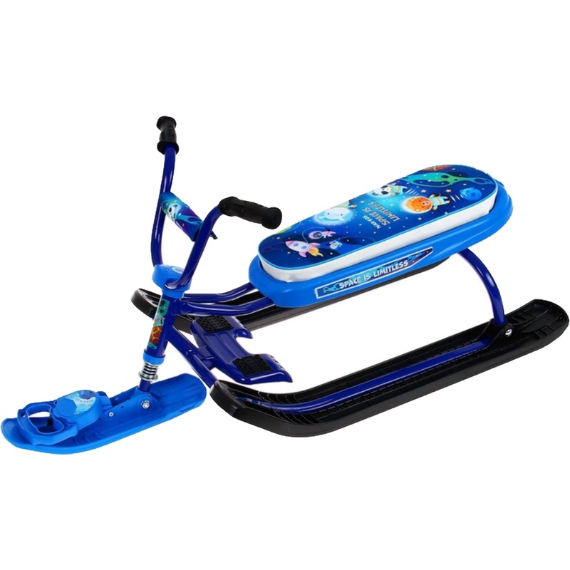 Изображение товара Детский снегокат Nika Джамп космический для зимних развлечений