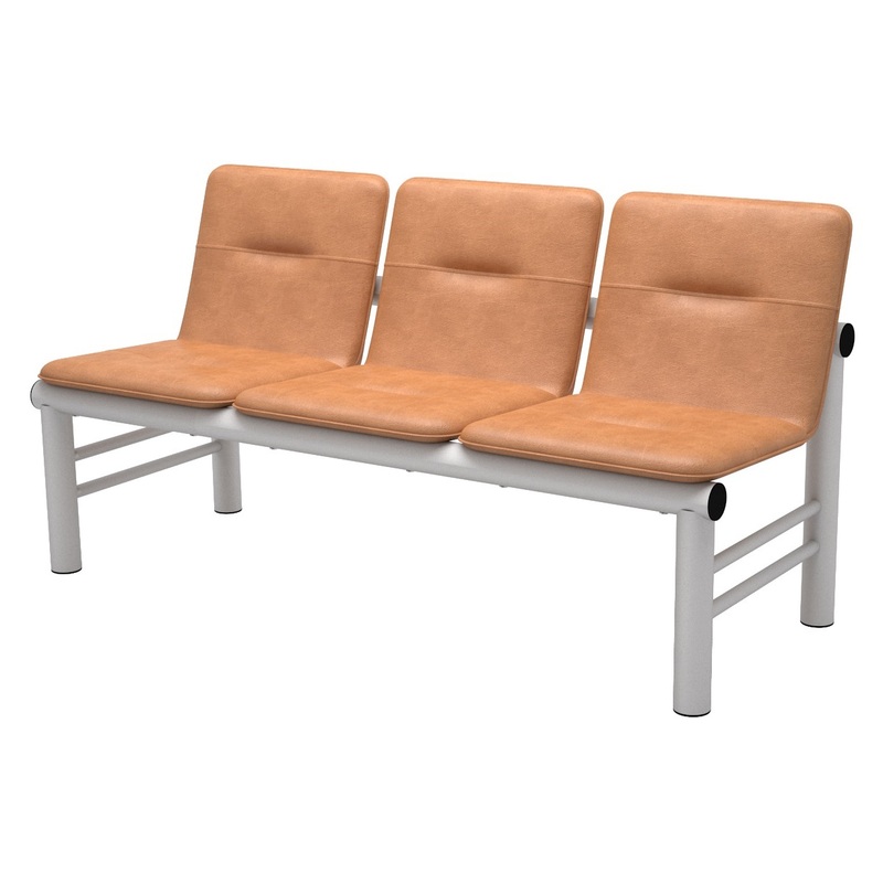 Изображение товара Журнальный столик Троя для общественных зон 3 места серый мрамор бежевый