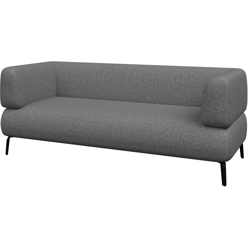 Изображение товара Двухместный офисный диван Флойд Fd3-2 тёмно-серый ткань комфорт и стиль