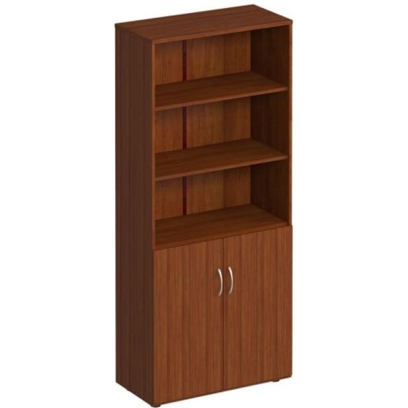 Изображение товара Шкаф для документов Комфорт К.371 полузакрытый орех французский 800х380х2000 мм