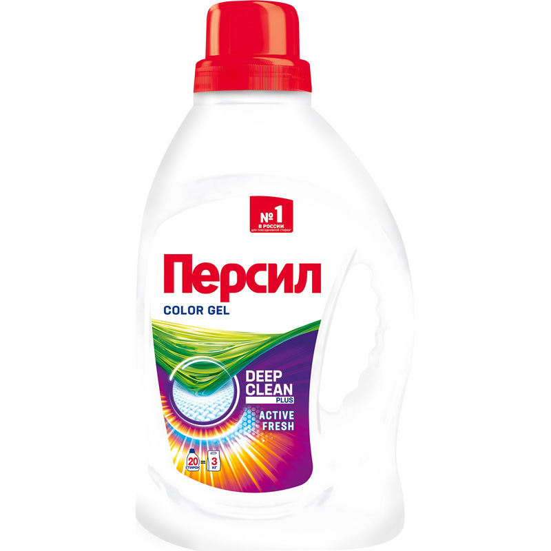 Изображение товара Гель для стирки Персил Color Gel 1.3 л для цветных тканей